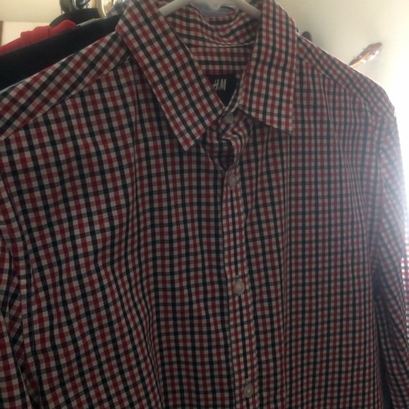 Brand New Mens Long Sleeved Oxford Button Up Shirt - Picture 1 of 2